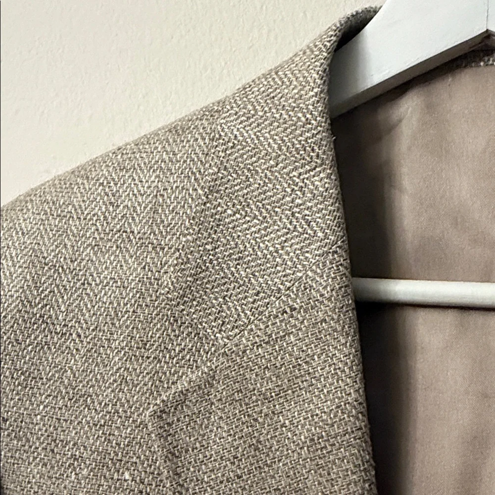 Stafford Light Brown Blazer 100% silk